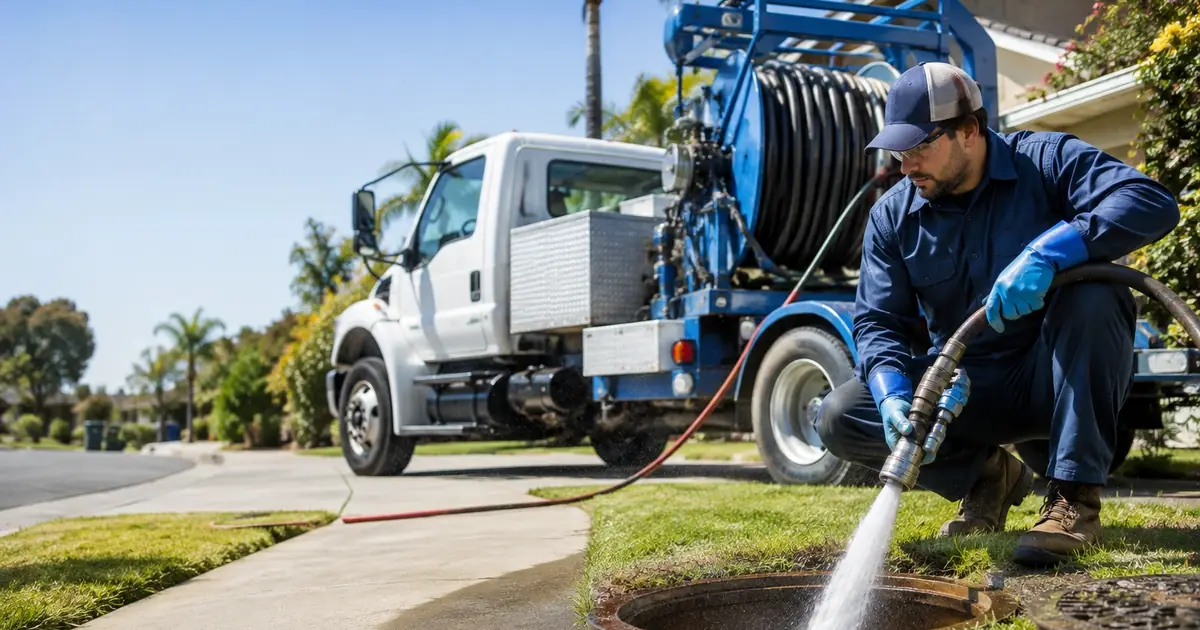 Hydro jet sewer cleaning Lake Elsinore