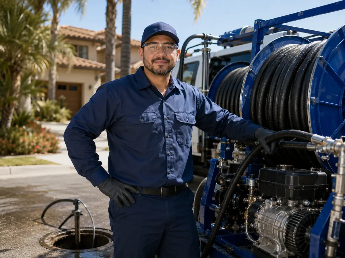 Hydro jet sewer cleaning in Lake Elsinore