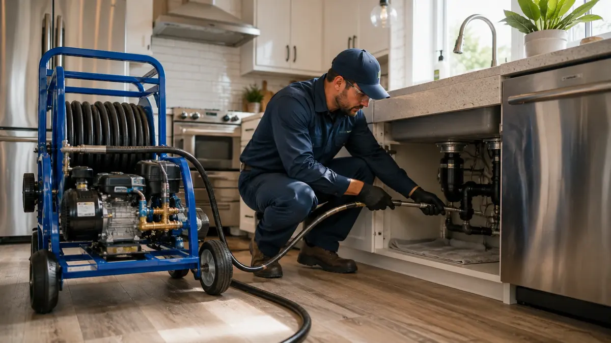 Kitchen Drain Hydro Jetting in Lake Elsinore
