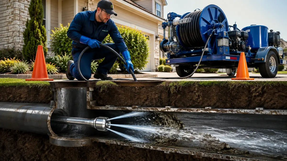 Main Sewer Line Hydro Jet Cleaning in Lake Elsinore